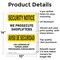 Signmission We Prosecute Shoplifters Bilingual OSHA Security Notice Sign, Aluminum, 10in W x 14in L, 2PK OS-2PACK-SN-A-1014-L-11680 - alternate 3